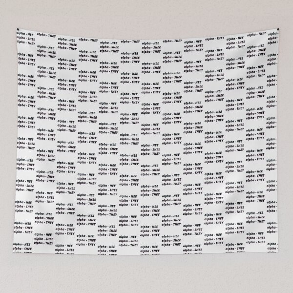 Item preview, Alpha Pronouns designed and sold by Lincoln Shearon.
