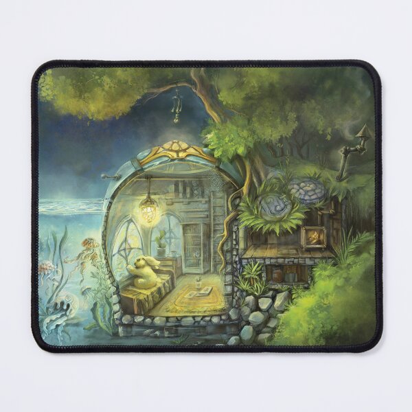 Item preview, Perfect house for rabbit near lake designed and sold by CatCarrot.