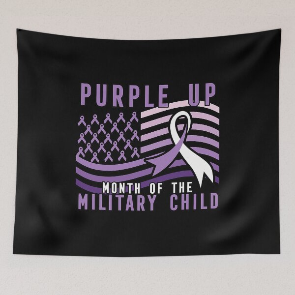 Item preview, Purple Up Month Of The Military Child designed and sold by HaaChris-Artis.