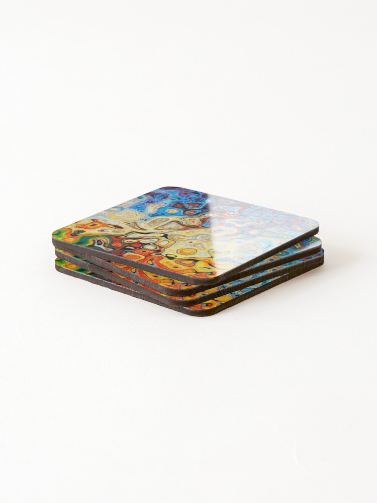 Thumbnail 4 of 5, Coasters (Set of 4), Adversarial R designed and sold by REApparelCo.