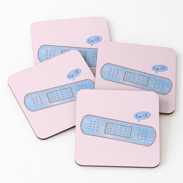 Item preview, Aesthetics y2k blue bandages cute nose bandage adorable kawaii bold colors designed and sold by Novel-ty.