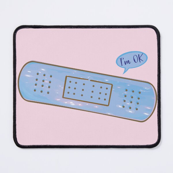 Item preview, Aesthetics y2k blue bandages cute nose bandage adorable kawaii bold colors designed and sold by Novel-ty.