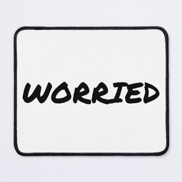 Item preview, I am worried emotion and mood - mental health designed and sold by Therapy by Sen.