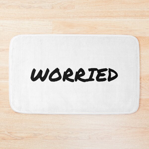 Item preview, I am worried emotion and mood - mental health designed and sold by Therapy by Sen.