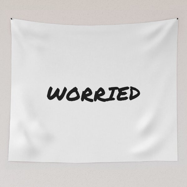 Item preview, I am worried emotion and mood - mental health designed and sold by Therapy by Sen.