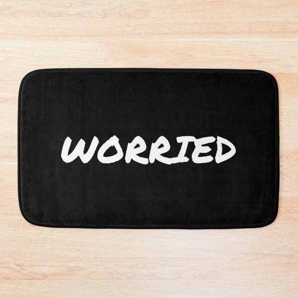 Item preview, I am worried emotion and mood - mental health designed and sold by Therapy by Sen.