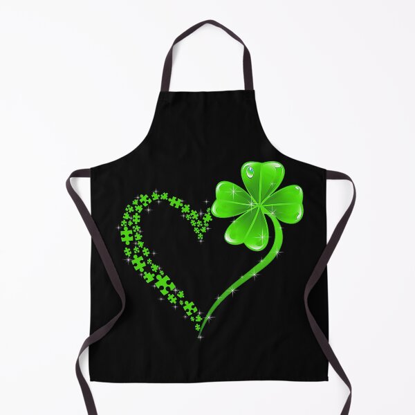 Item preview, Puzzle Heart Shamrock Autism Awareness St Patrick's Day designed and sold by HaaChris-Artis.