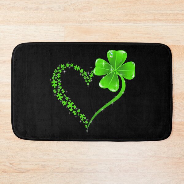 Item preview, Puzzle Heart Shamrock Autism Awareness St Patrick's Day designed and sold by HaaChris-Artis.