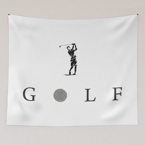 Item preview, GOLF Black Letter Icon designed and sold by Sekutawa.