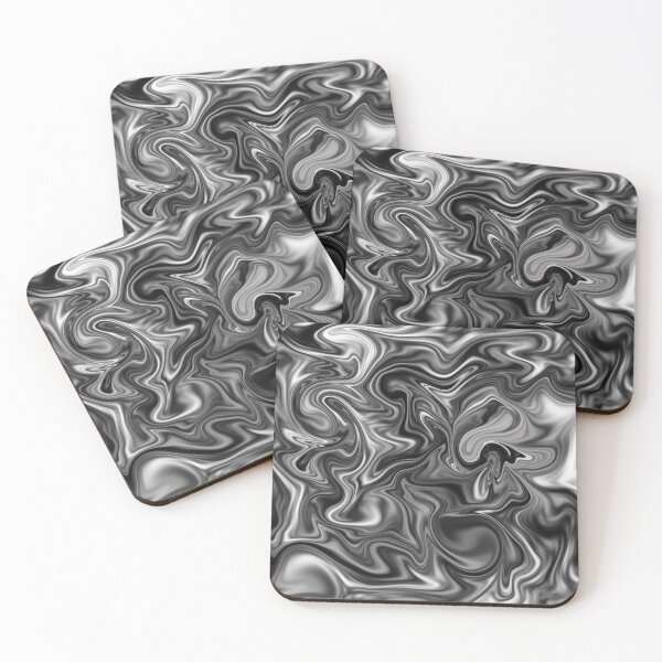 Item preview, Liquid marble black and white designed and sold by Ashlison.