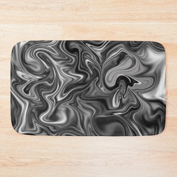 Item preview, Liquid marble black and white designed and sold by Ashlison.