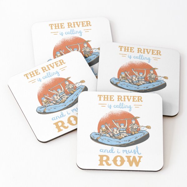 Item preview, River Rafting Is Calling Retro Art designed and sold by MrEddie10.