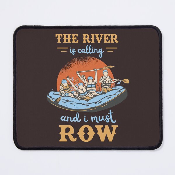 Item preview, River Rafting Is Calling Retro Art designed and sold by MrEddie10.