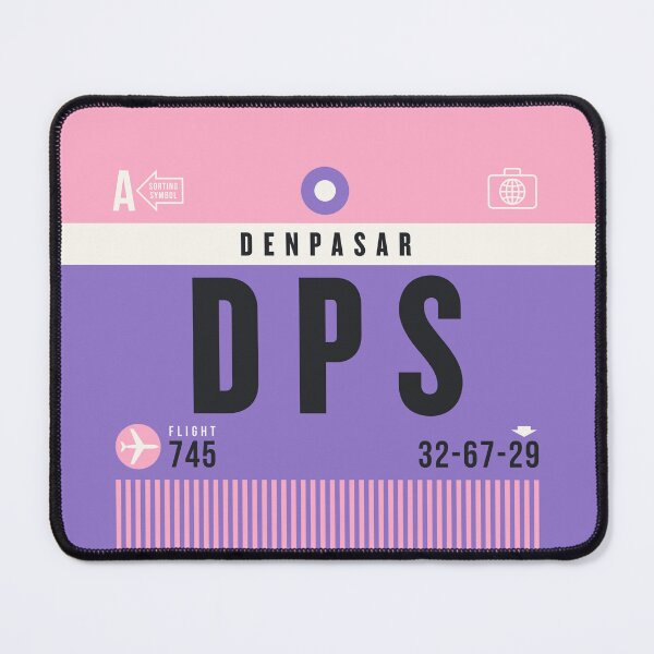 Item preview, Luggage Tag A - DPS Denpasar Bali Indonesia designed and sold by VoodooCircus.