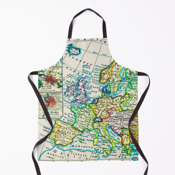 Item preview, Vintage Map of Europe - 1898 Illustration designed and sold by DazellsEmporium.