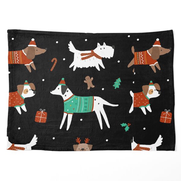 Christmas puppies and dogs Pet Blanket