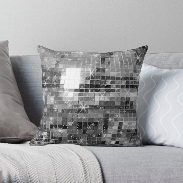 Silver sequin 2024 throw pillows