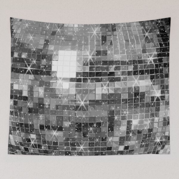 Item preview, Twinkle Silver Disco Ball All Over Pattern  designed and sold by Deborah Camp.