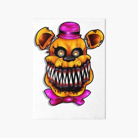 Freddy FNAF Art Print 5x7in