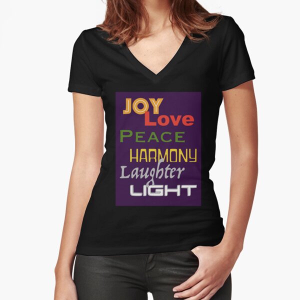 Fitted V-Neck T-Shirt