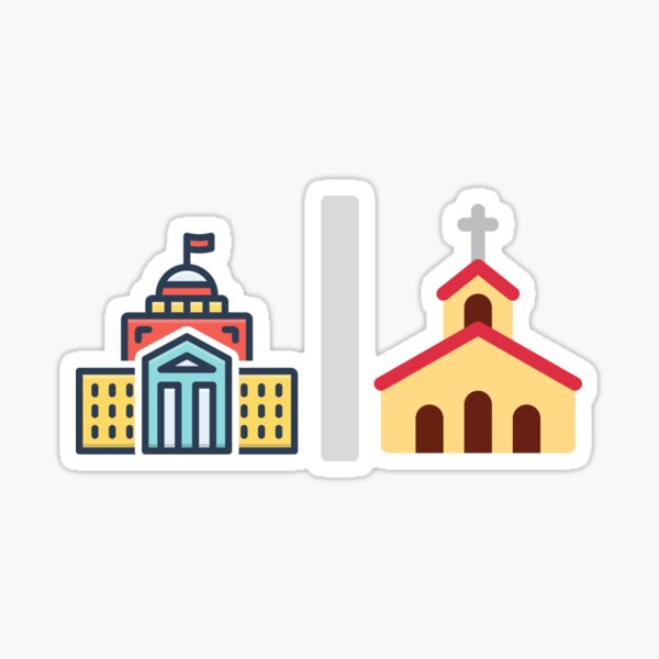 Item preview, Separation of Church and State designed and sold by Real-World-Tees.