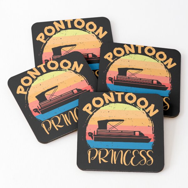 Item preview, Retro Sunset Pontoon Princess Vintage designed and sold by RoguePixel.