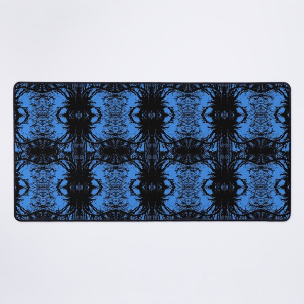 Item preview, Grunge Distressed Rorschach Pattern Blue designed and sold by everything4eva.