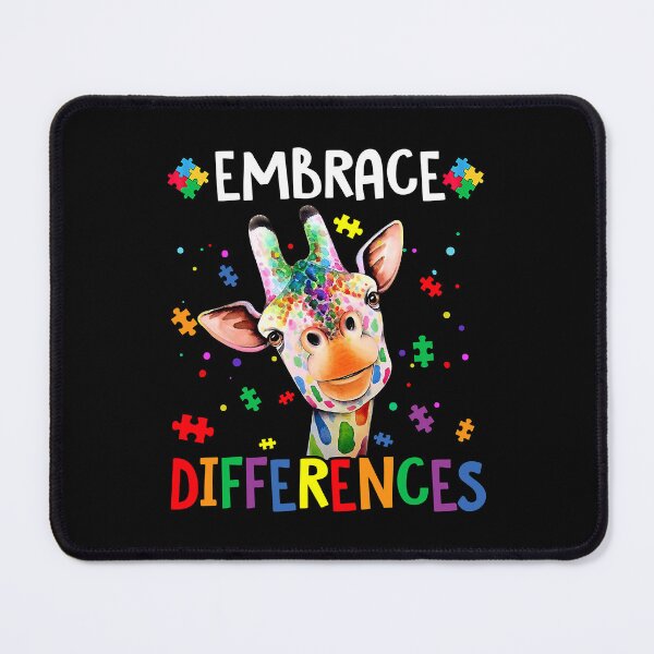 Item preview, Puzzle Piece Autism Giraffe Embrace Differences Gift designed and sold by HaaChris-Artis.