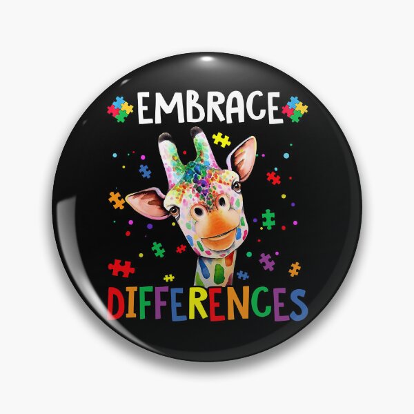 Item preview, Puzzle Piece Autism Giraffe Embrace Differences Gift designed and sold by HaaChris-Artis.