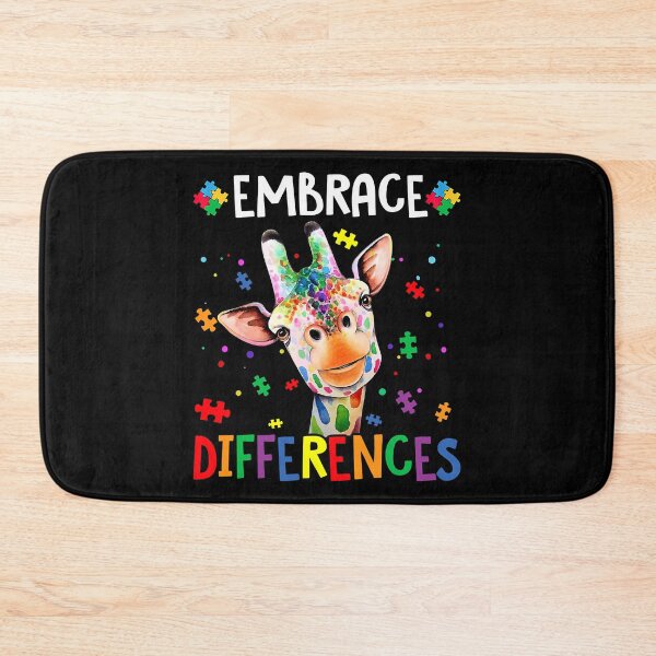 Item preview, Puzzle Piece Autism Giraffe Embrace Differences Gift designed and sold by HaaChris-Artis.