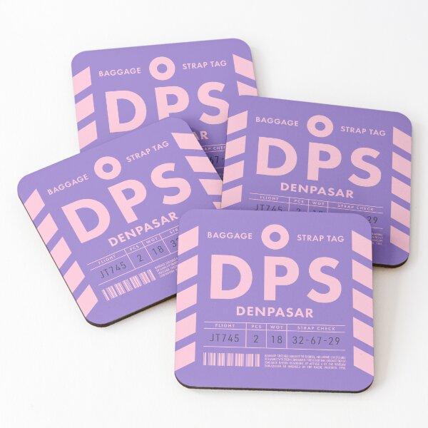 Item preview, Luggage Tag D - DPS Denpasar Bali Indonesia designed and sold by VoodooCircus.