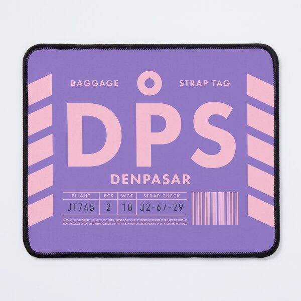 Item preview, Luggage Tag D - DPS Denpasar Bali Indonesia designed and sold by VoodooCircus.
