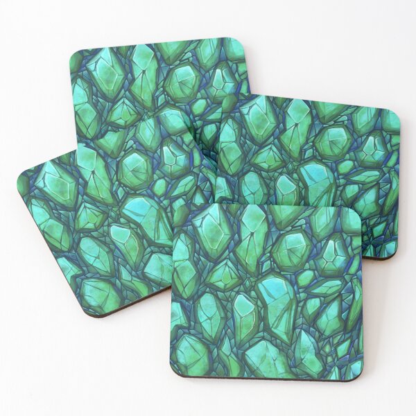 Item preview, Green Crystal Pattern designed and sold by SkeletalK.