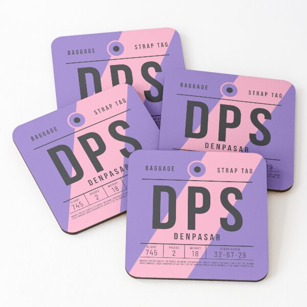 Item preview, Luggage Tag E - DPS Denpasar Bali Indonesia designed and sold by VoodooCircus.