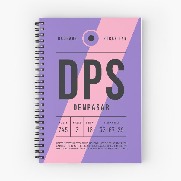 Item preview, Luggage Tag E - DPS Denpasar Bali Indonesia designed and sold by VoodooCircus.