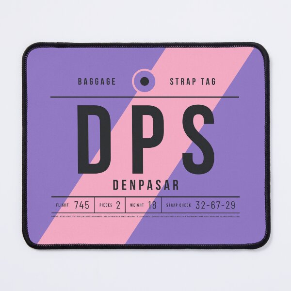 Item preview, Luggage Tag E - DPS Denpasar Bali Indonesia designed and sold by VoodooCircus.