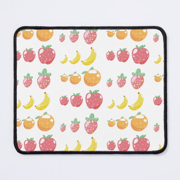 Item preview, Mixed Fruit | Kawaii Fruit Salad | Strawberry Banana Orange Apple Cute Fruits | Food Handdrawn Artwork designed and sold by KarliMakesStuff.