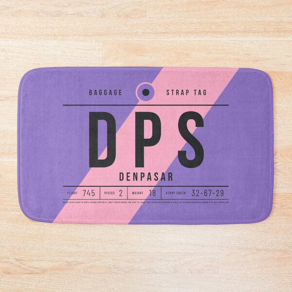 Item preview, Luggage Tag E - DPS Denpasar Bali Indonesia designed and sold by VoodooCircus.