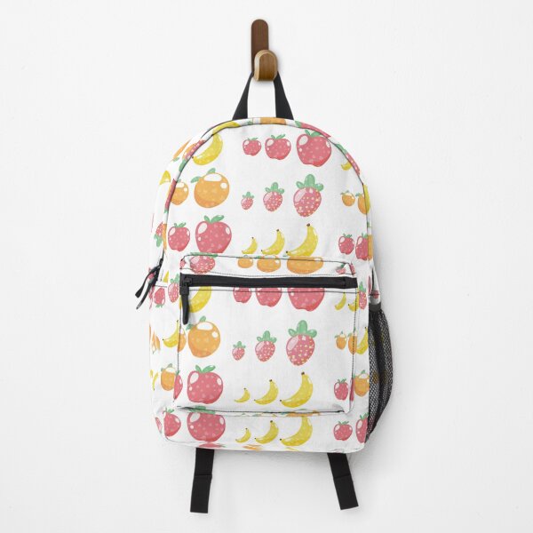 Item preview, Mixed Fruit | Kawaii Fruit Salad | Strawberry Banana Orange Apple Cute Fruits | Food Handdrawn Artwork designed and sold by KarliMakesStuff.