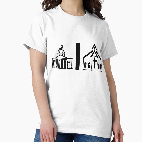 Item preview, Separation of Church and State designed and sold by Real-World-Tees.