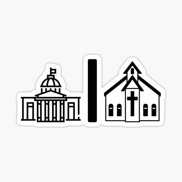 Item preview, Separation of Church and State designed and sold by Real-World-Tees.