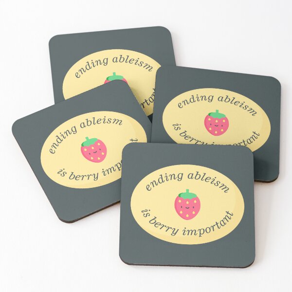 Item preview, Ending Ableism Is Berry Important - Cute Anti Ableist designed and sold by Picket Club.