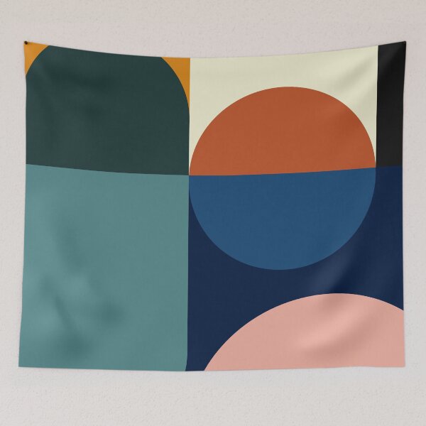 Item preview, Bauhaus Geometric Beach Sunset designed and sold by MaiZephyr.