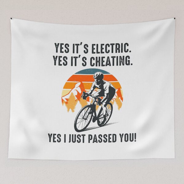 Item preview, E-Bike Electric Bicycle Bike Cycling Funny designed and sold by CuteDesigns1.