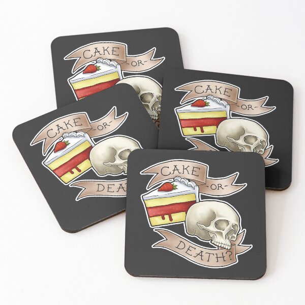 Item preview, Cake or Death? designed and sold by katymakesthings.