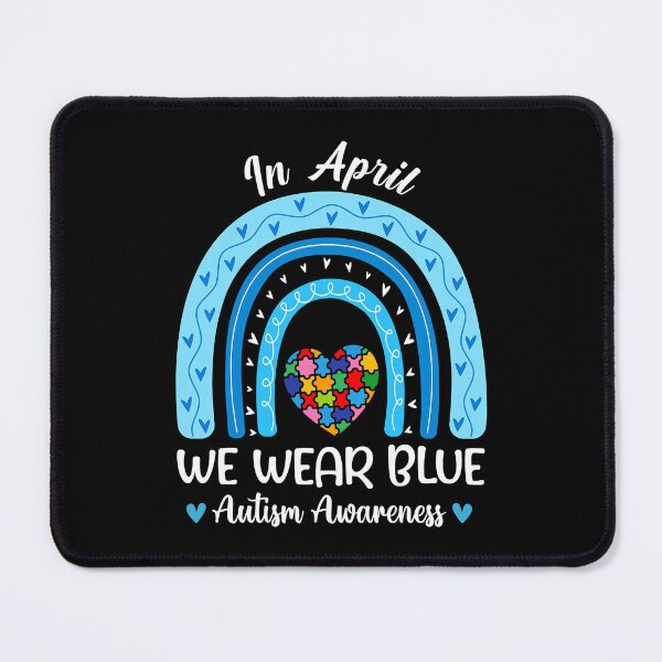 Item preview, Puzzle Rainbow In April We Wear Blue Autism Awareness Month designed and sold by HaaChris-Artis.