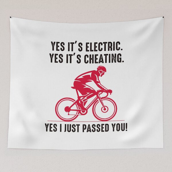 Item preview, E-Bike Electric Bicycle Bike Cycling Funny designed and sold by CuteDesigns1.