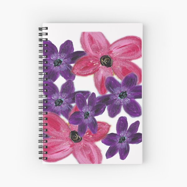 Cluster of Flowers Spiral Notebook