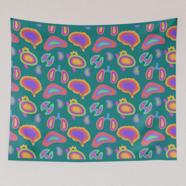 Item preview, Cute anatomical organs Paper 3D pattern designed and sold by MakiArts.