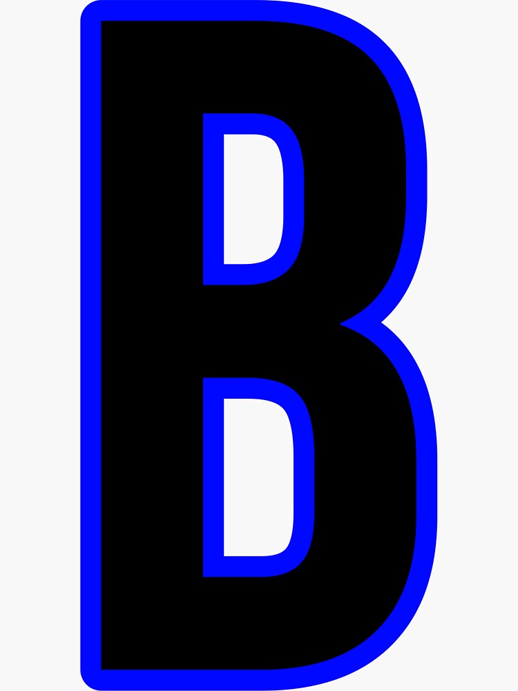 "Letter B Graffiti Art Board Print" Sticker For Sale By Iacgraphics ...